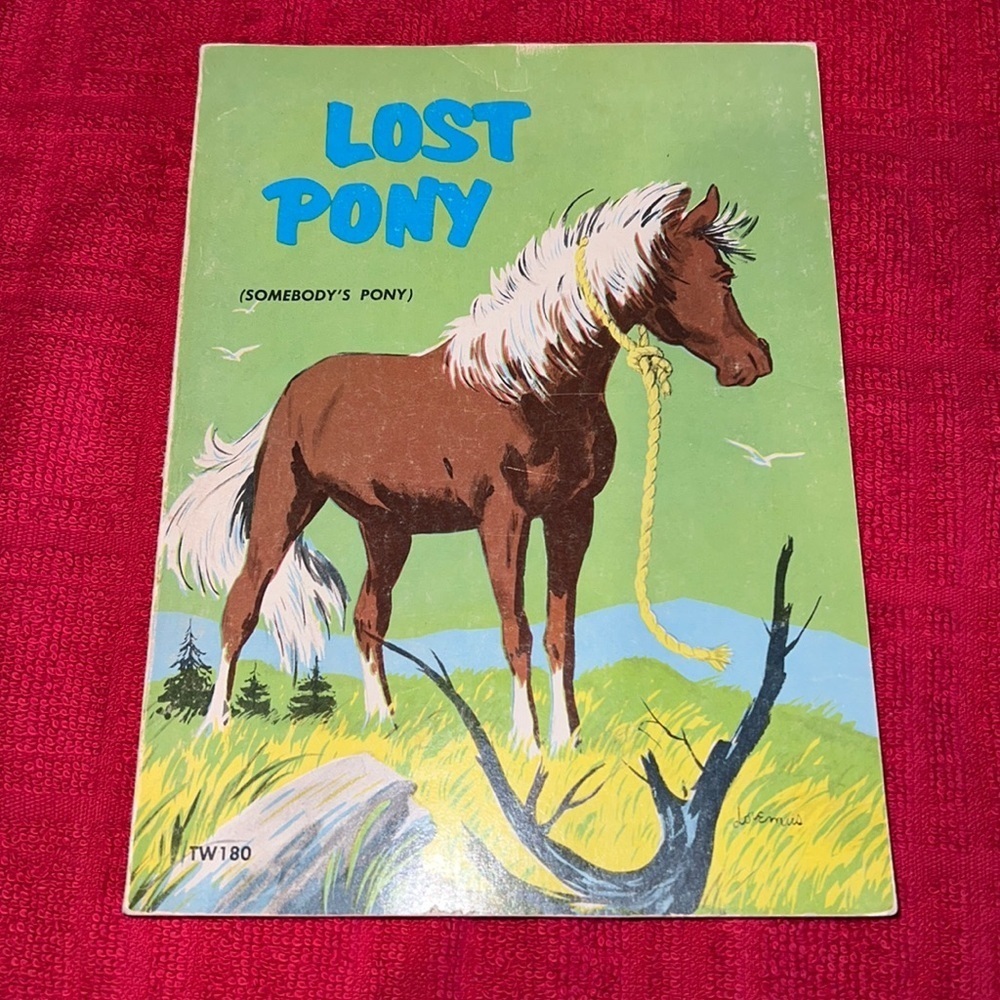 Lost pony vintage book